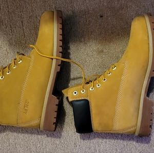 Ad tech women's steal toe boots size 11 brown